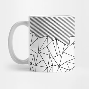 AB Lines 45 White Mug